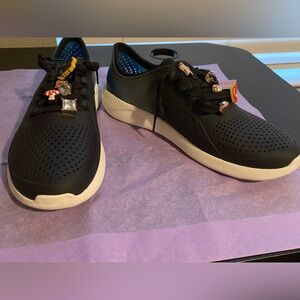 CROCS Black LiteRide Sneakers with decor